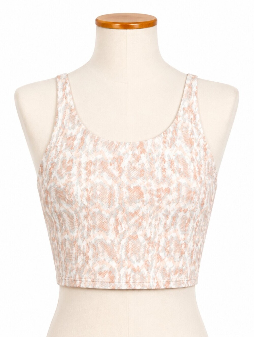 Old Navy NWT Snakeskin Print Light Support Powersoft Longline Sports Bra Sz M